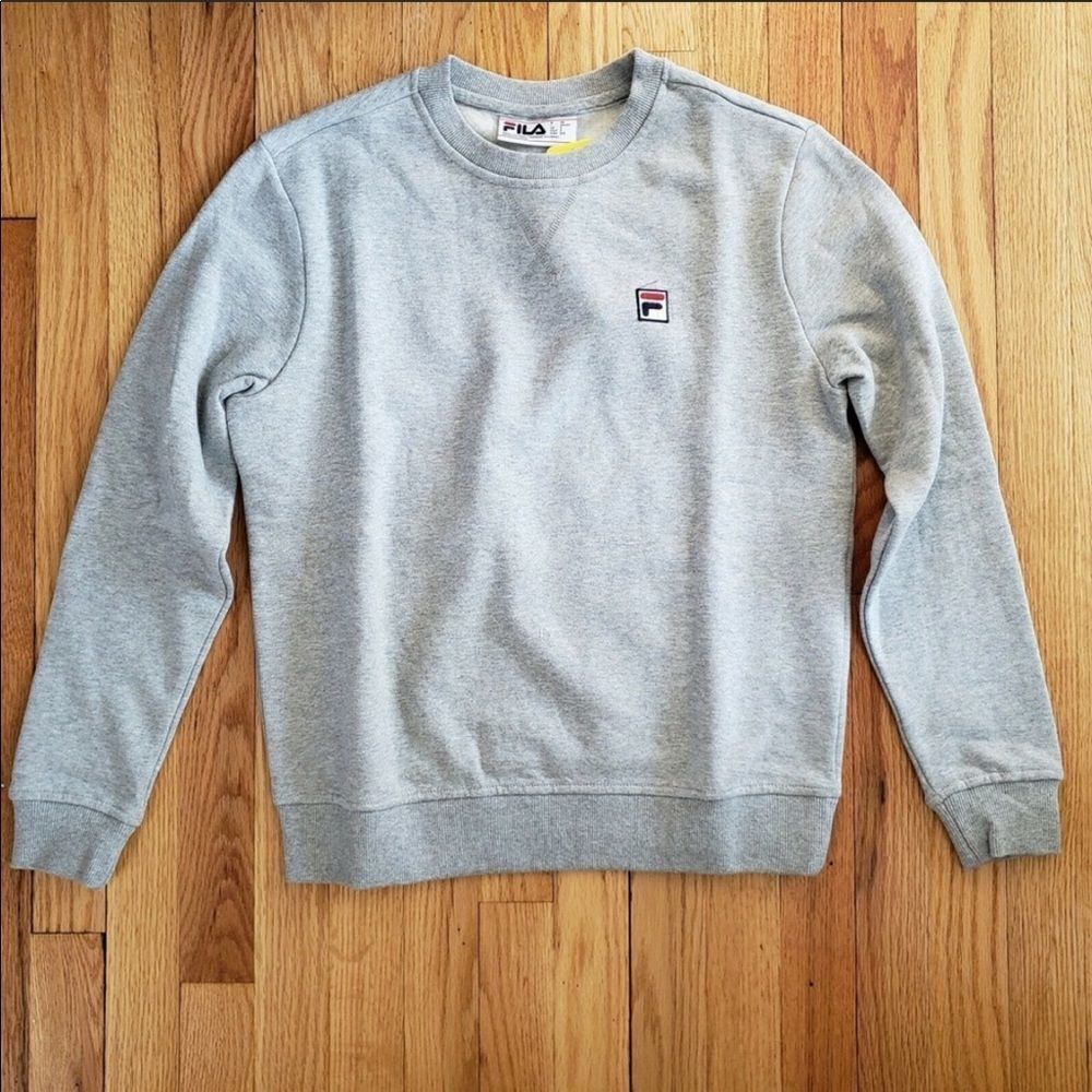 Fila Grey Crewneck Sweatshirt Size Small NWT - Picture 4 of 5